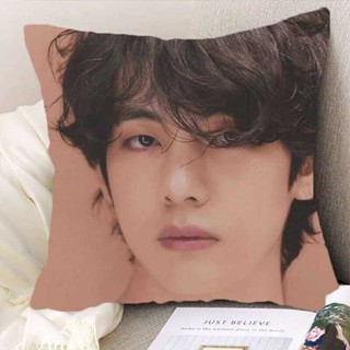 BTS粉絲應援 防彈少年團周邊 粉絲周邊 BTS防彈少年團金泰亨V周邊抱枕明星海報同款靠枕男女生日禮物靠墊 e5e