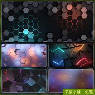 熱銷 科技感幾何紋理電競滑鼠墊加大 滑鼠墊超大 辦公桌墊 電腦桌墊 滑鼠桌墊 鼠墊 防滑防水桌墊 鎖邊 桌墊滑鼠墊 超