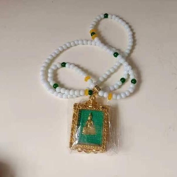【璦瑛閣】 泰國飾品泰式藥師佛牌龍婆瑞藥師招才高檔復古男女吊墜老牌雙面