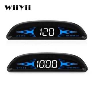 ♞Gps Hud 最新型號 G2 簡單通用 Gps 速度溫暖自動平視顯示器汽車電子汽車 Gps 車速表
