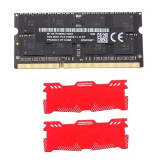 ※鼎譽優選※ ♞適用於 MT 8GB DDR3 筆記本電腦 Ram 記憶體 + 冷卻背心 1600Mhz PC3-1280