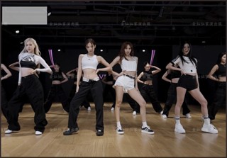表演服女裝 爵士JAZZ街舞臺表表演服套裝blackpink Pink Venom同款女團打歌服