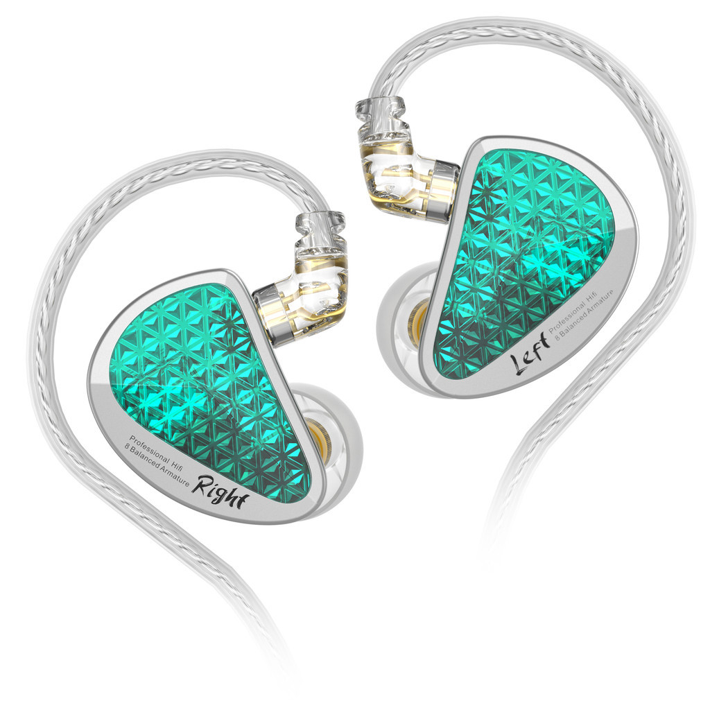 ♞,♘,♙Kz AS16 PRO 8BA入耳式耳機8平衡電樞耳機高音質監聽HiFi耳機AS10 ZS10PRO ZSX