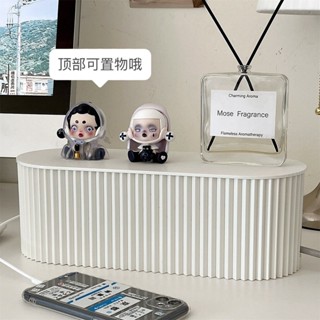 桌面電插線板收納盒電線數據線理線器插座插排電源集線神器裝飾遮