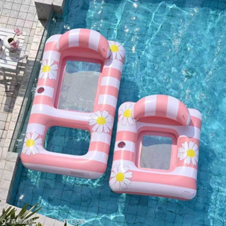 店長推薦 游泳浮床浮圈水上充氣浮排成人兒童戲水玩具浮椅大人加厚網床躺椅