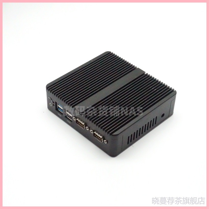 ♞,♘,♙工控主機J1900小主機linux/win7無風扇嵌入式迷你工業桌面