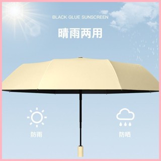 新款全自動伸縮便攜大號摺疊雙層骨晴雨黑膠厚加固抗風工藝傘
