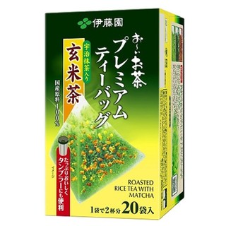 玄米茶 日本ITOEN伊藤園三角茶包 宇治抹茶入玄米茶綠茶大麥茶50袋入