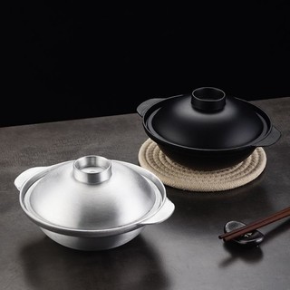 Hong Kong Style Dry Rice Flat Bottom Clay Pot Household Clay