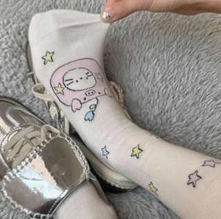 襪子男女 襪子女 男襪 夏季 Hello Kitty白色襪子女款中筒襪早秋款日系卡通ins可愛學生中筒襪