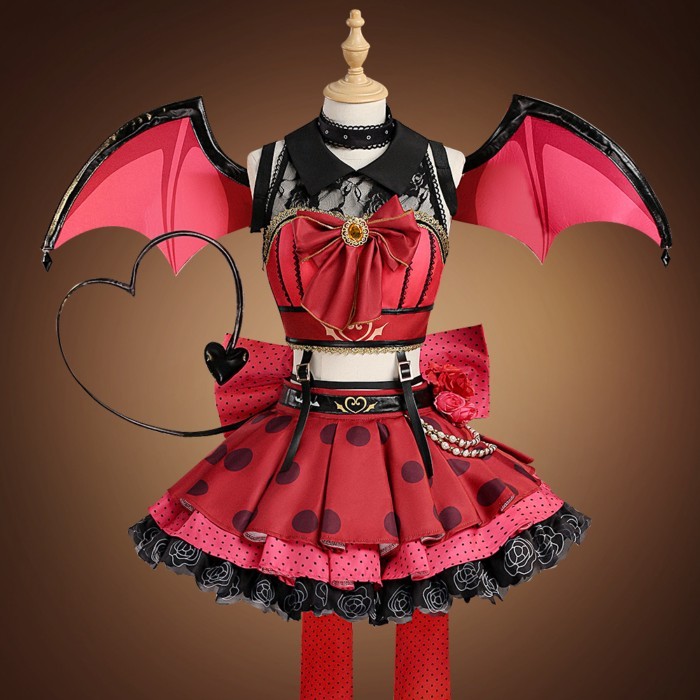lovelive小惡魔cos服覺醒南小鳥cos服萬聖節小惡魔表演服女跨境 H F I K