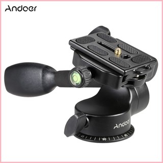 ♞Andoer Q08三維雲台 手柄雲台 360度水平阻尼 帶快裝板