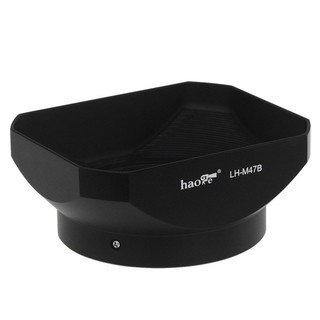 號歌 金屬方形遮光罩 適用於奧林巴斯ED 12mm F2.0R鏡頭12mm/F2 替代LH-48遮光罩