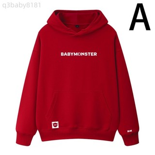 2025 BABYMONSTER 演唱會 HELLO MONSTER 長袖帽t 純棉寬鬆帽T 落肩帽t 刷毛帽t 帽T