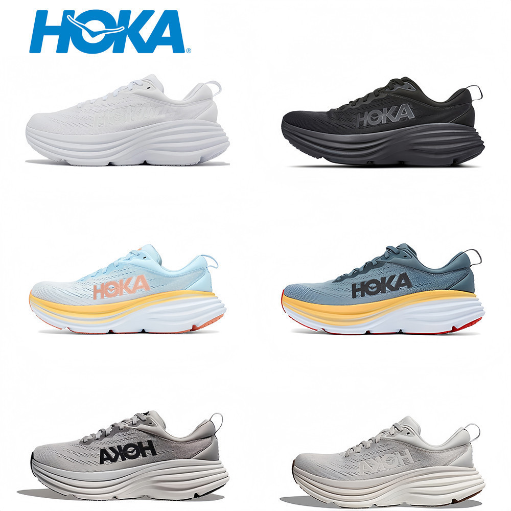 日本專櫃 CB     HOKA ONE ONE Bondi 8 邦代8 防滑耐磨 舒適輕便 網面透氣 休閑百搭 緩震