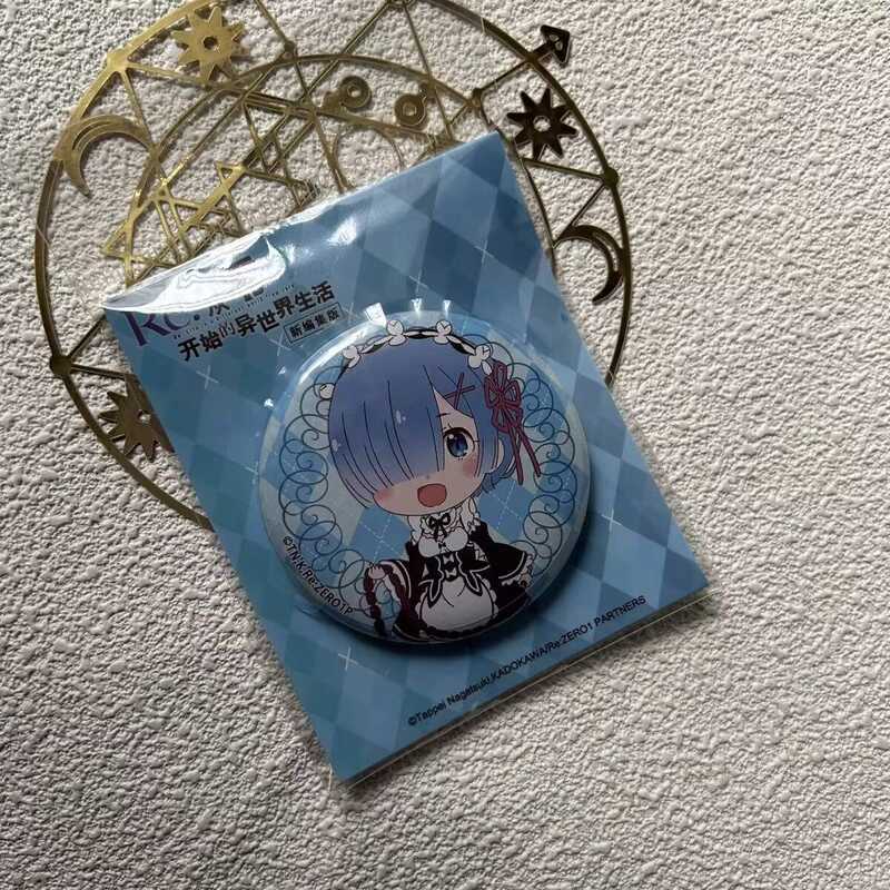 從零開始的異世界生活徽章 吧唧 痛谷 二次元 吃谷 胸章 日谷日漫Re：從零開始的異世界生活徽章蕾姆拉姆艾米莉亞 2e4