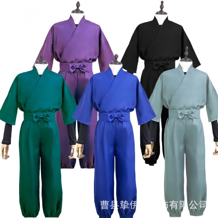 日漫風格忍者套裝半助亂太郎忍學校土井半助角色Cosplay服裝動漫 D V K O