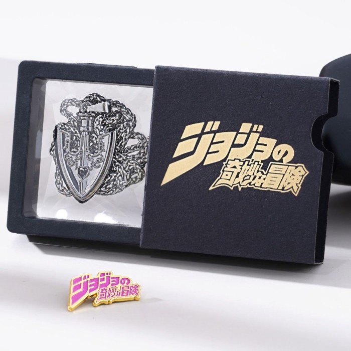 【新品上市】 JOJO奇妙冒險週邊飾品項鍊朋友禮物蟲箭掛件替身之箭頭吊墜胸針盒
