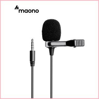 ♞Maono AU402 領夾式麥克風全向電容式領夾麥克風用於數碼相機單反相機手機錄音採訪