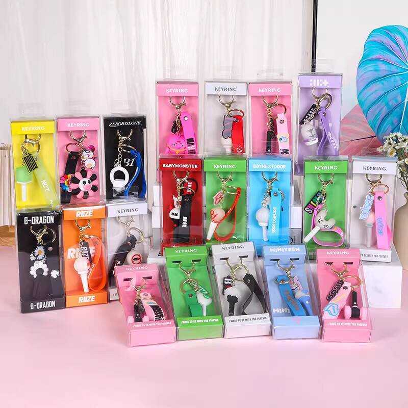 TXT鑰匙扣 韓國組合BP straykids GIDLE twice 包包掛件 nct txt應援燈立體燈鑰匙扣