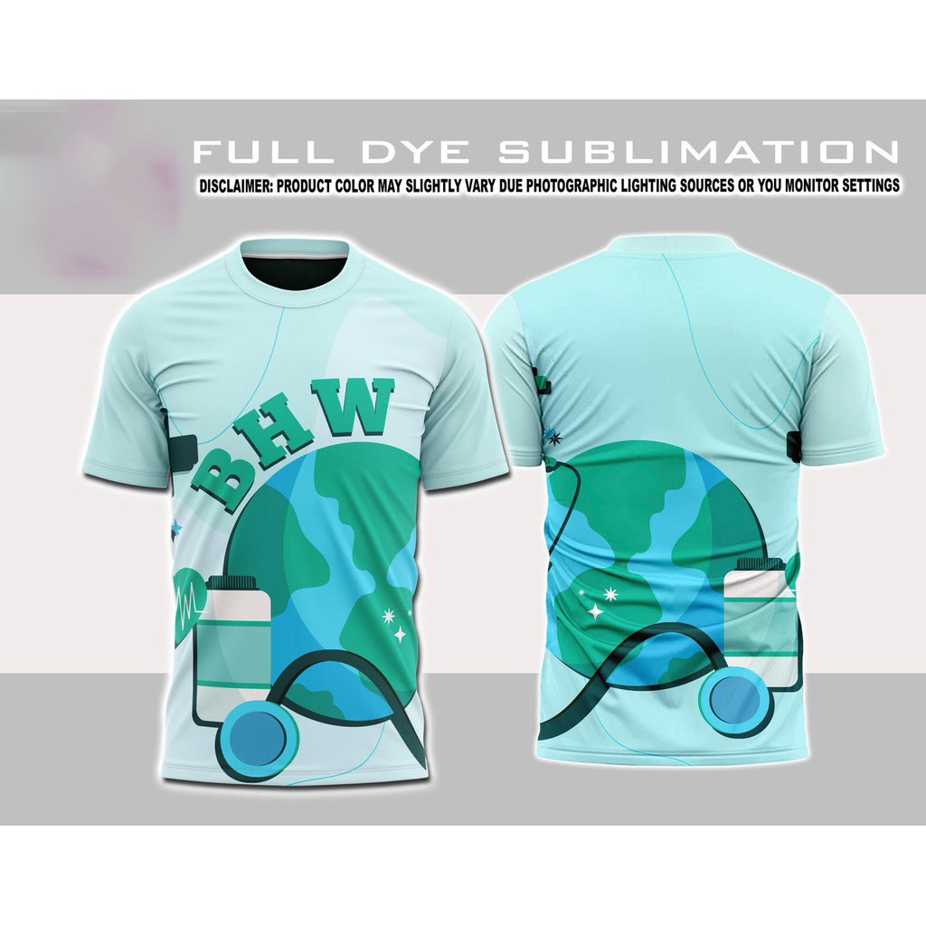 (JING01)2026 (BHW&BNS) 男女全昇華 T 恤夏季短袖休閒上衣 T 恤時尚 T 恤