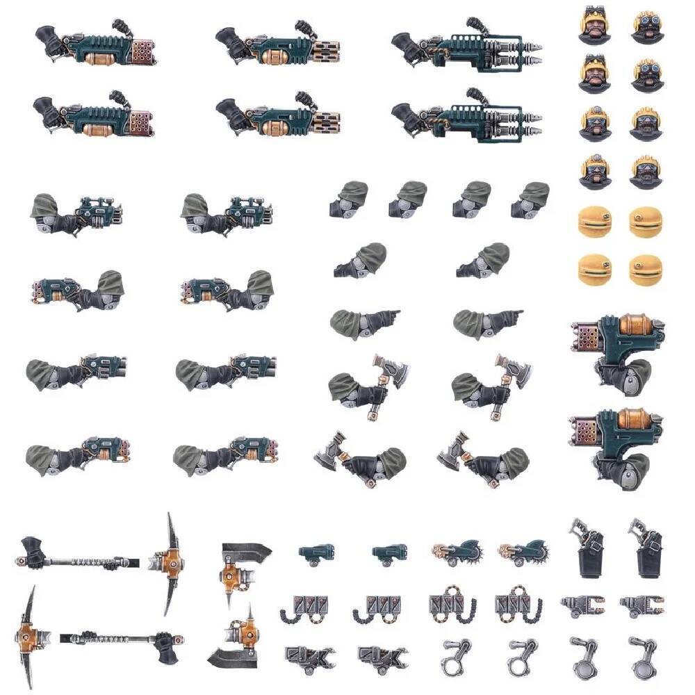 【warhammer】 涅克羅蒙達 巢都 鐵頭探礦者 武器升級改件 Z-319 resin model