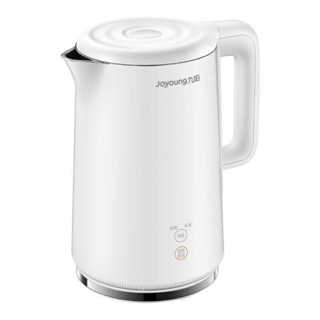 九陽W560熱水壺燒水壺電水壺實時溫顯 一鍵保溫 雙層防燙電熱水壺