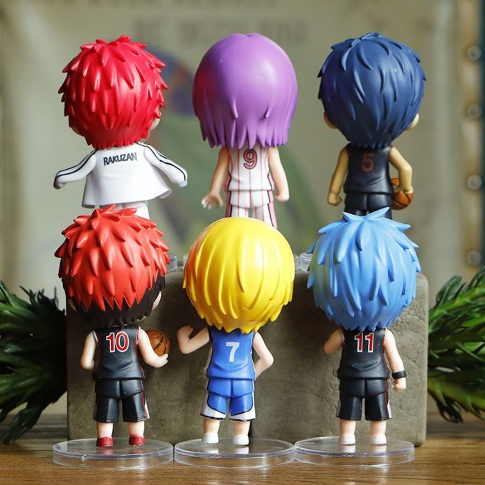 ️台灣出貨️ Q版黑子籃球手辦黑子哲也火神大我黃瀨青峰公仔玩偶模型擺件禮物