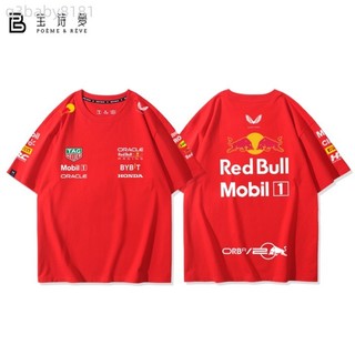 紅牛車隊 Red Bull Racing f1 T恤 短袖上衣 衣服 潮T 短T 歐美 潮流 街頭 創意 可愛 休閒穿搭