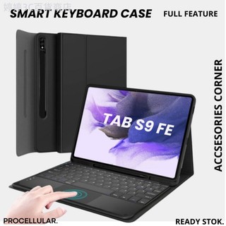 ♞,♘SAMSUNG 鍵盤保護套三星 Galaxy TAB S10 FE S9 FE S8 S7 翻蓋帶觸摸板
