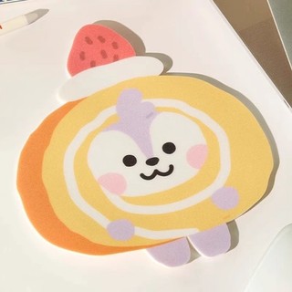 【新品促銷】 BT21防彈少年團烘培麵包店系列滑鼠墊創意遊戲辦公電腦桌墊子防滑