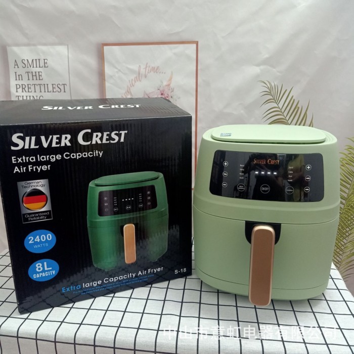 SILVER CREST Air fryer 跨境8L大容量氣炸鍋多功能薯條機工廠 T 2 7 O