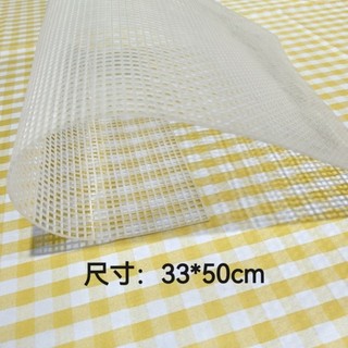 48出貨 2026 DIY 手工 鉤針 塑膠網格片手工編織包包材質DIY配件地墊布條線金絲絨毛線網格板