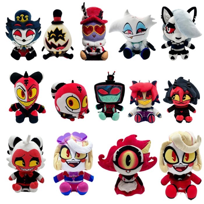跨國新品helluva boss plush公仔毛絨玩具玩偶可來圖定 制 F T Z X