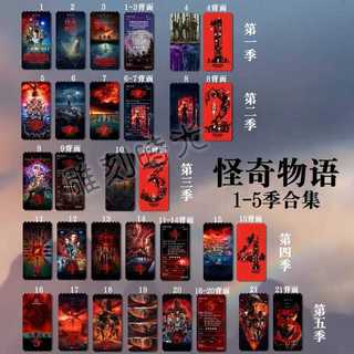 怪奇物語周邊🔥熱播劇 怪奇物語電視劇票根周邊米莉波比布朗薇諾娜瑞德Stranger Things bc6
