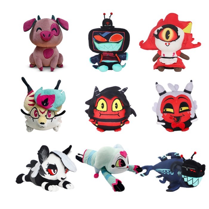 跨國新 Helluva Boss plush 毛絨玩具遊戲玩偶週邊熱賣毛絨公仔 U F Q Z