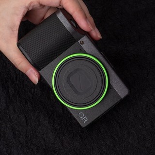 適用理光GR4相機環 鏡頭裝飾環 ricoh gr4鏡頭圈綠藍紅金