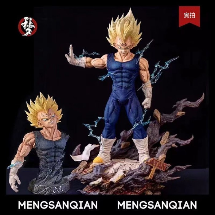 【限時折扣】動漫公仔 生日禮物 七龍珠超級賽亞人HB魔化貝吉塔魔貝半身像手辦貝吉塔手辦優質 高品質 二次元