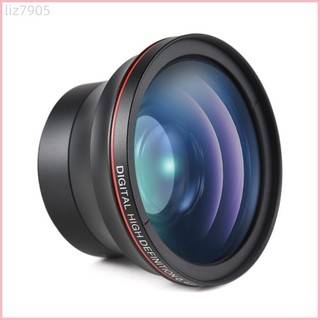 ♞,♘58mm 相機鏡頭套件,帶 0.43X 廣角 + 微距鋁合金數碼單反相機更換,適用於佳能 EOS 70D/77D/