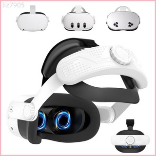 ♞ 適用於 Meta Quest 3S/Quest 3/Quest 2 頭帶,可調式 Elite 頭帶替換,提升 VR