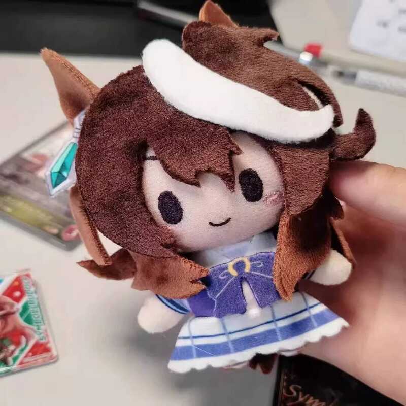✨熱賣促銷 賽馬娘周邊 賽馬娘魯道夫象征皇帝同人周邊玩偶10cm棉花娃娃努努毛絨玩具 884