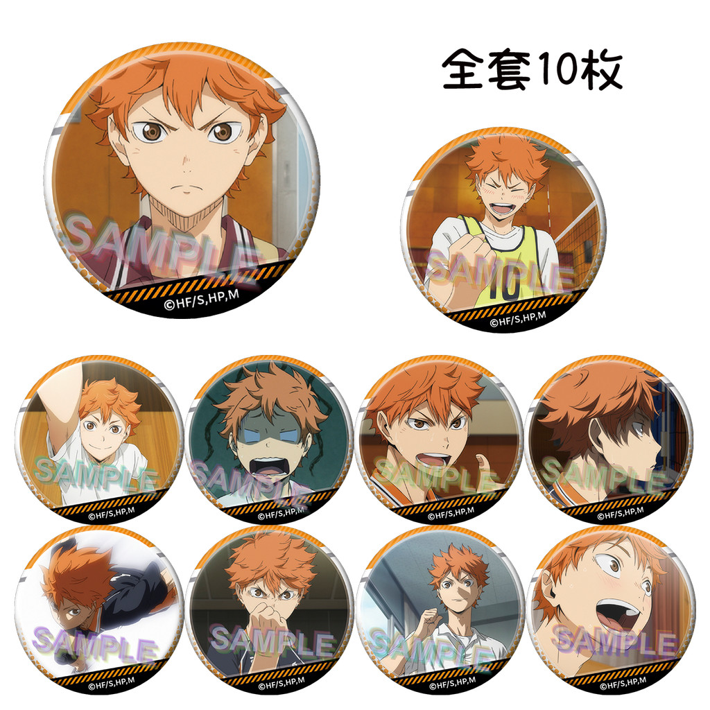 【在台出貨】排球少年 日向翔陽 個人池周邊吧唧徽章 動漫周邊 動漫吧唧  排球少年吧唧 個人池吧唧 日向翔陽全套個人徽章