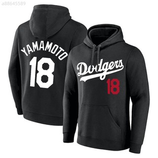 洛杉磯道奇隊18號# Yamamoto 山本由伸 棒球聯盟 Dodgers mlb 衣服 短袖上衣 歐美 潮T 可愛穿搭