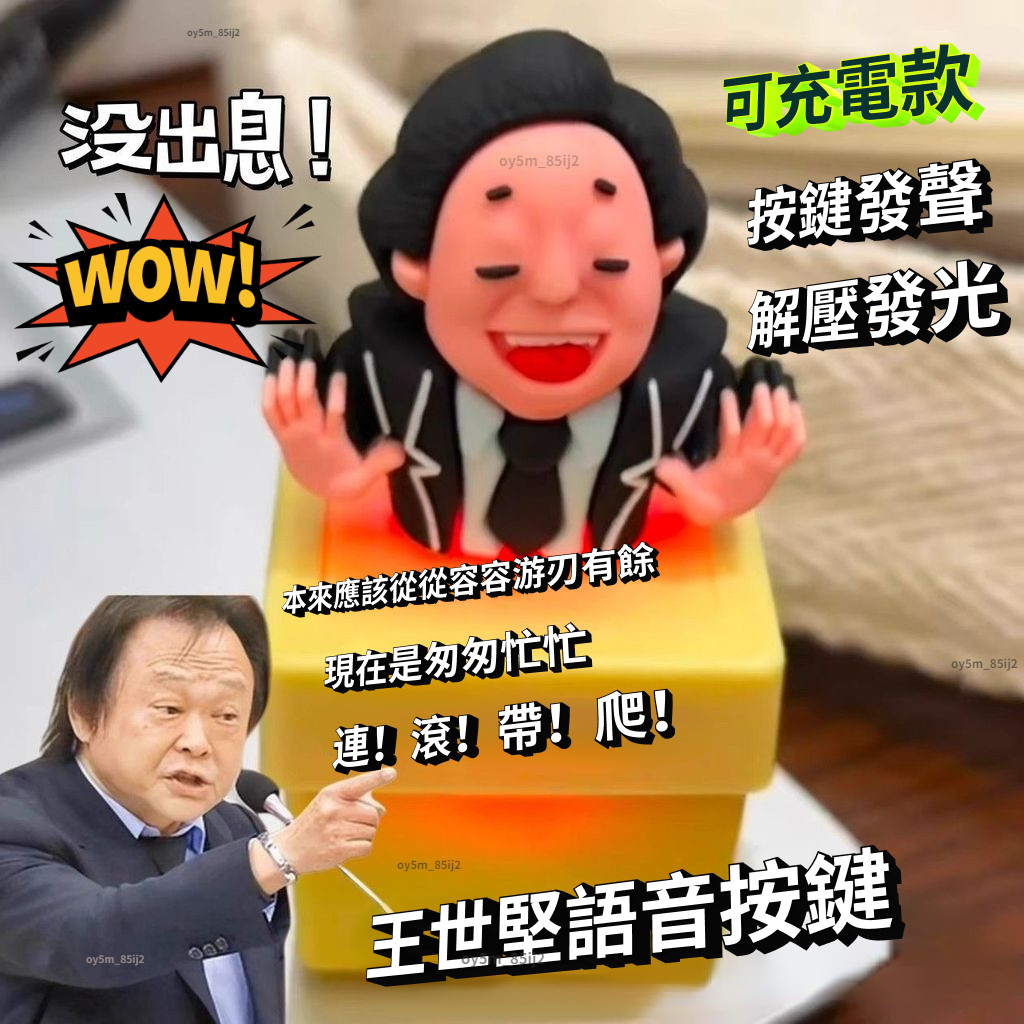 堅哥語錄 王世堅按鍵 沒出息語音 小掛件 按壓發聲鑰匙扣 從從容容 游刃有餘語錄解壓玩具 現在是匆匆忙忙連滾帶爬語音按鍵
