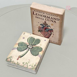 宅屋社~塔羅牌 邪月雷諾曼 9*6cm 36張雙面壓紋 deviant moon lenormand