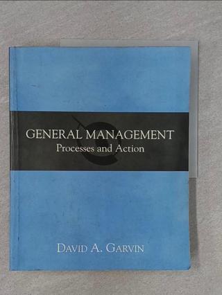 General Management_GARVIN【T2／大學商學_ZBP】書寶二手書