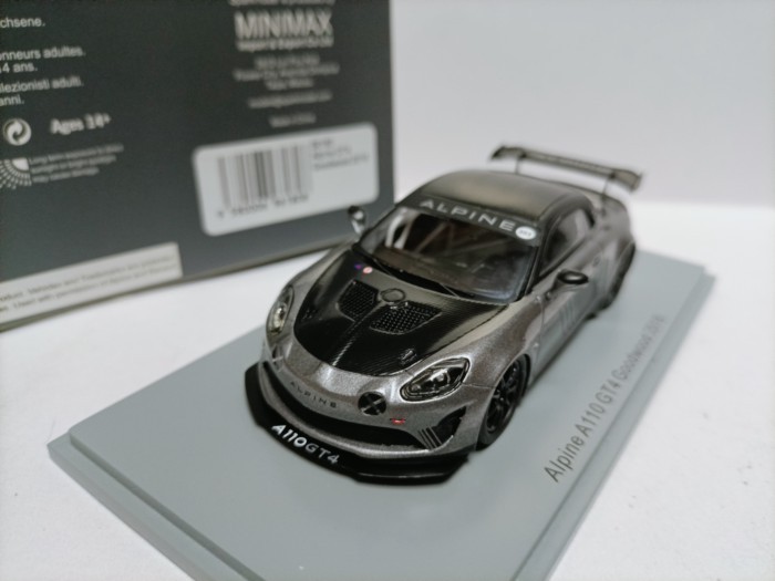 Spark 1 43 阿爾芬拿改裝跑車模型Alpine A110 GT4 Goodwood 2018