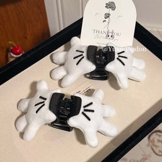 ⚡️限時特賣⚡️ ♞,♘可愛米奇小手ins立體公仔玩偶創意手掌髮夾