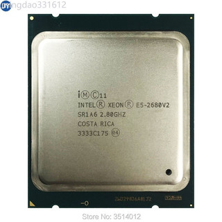 新店特惠 ♞Intel Xeon E5-2680v2 E5 2680v2 E5 2680 v2 2.8 GHz 十核二十