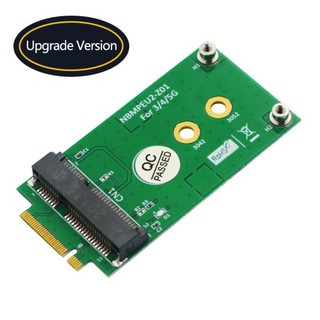 新款key B轉mini PCI-E(綠色小板) M.2 B KEY轉mini PCI-E轉接卡